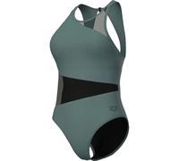 Arena Mesh Angle Vent Back B Damen Schwimmanzug, grün 38