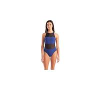 Arena Damen Badeanzug MESH PANELS SWIMSUIT VENT 006658-700 38 NAVY