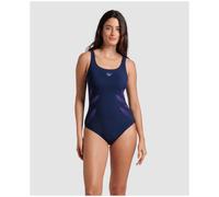 Arena Damen Badeanzug Milena Wing Back C-Cup Bauchweg Marineblau Gr. 44