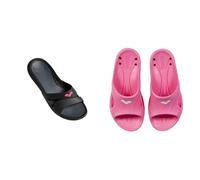 arena Nina Damen-Sandalen, Strand- und Badesandalen, Sandalen mit Weichem und Gepolstertem Fußbett, Bietet guten Halt auf Nassen Oberflächen & Kinder Badesandale Hydrosoft II Sportsandale, pink, 32 EU