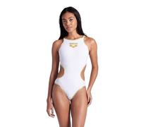 arena Badeanzug Damen arena One Biglogo R 32 WHITE-GOLD_R