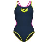 Arena One Damen Double Cross Back Navy Fluo/Soft Green XL - UK38
