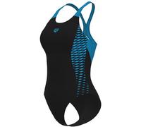 Arena Swimwear Badeanzug Openings Damen Schwarz/Türkis Größe 38