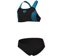 Arena - Girl's Openings Bikini Energy Back - Bikini, Gr. 128, schwarz (Black/Turquoise)