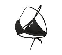 Arena - Women's Team Swim Top Tie Back Solid - Bikini-Top, Gr. S 36, schwarz (Black/White)