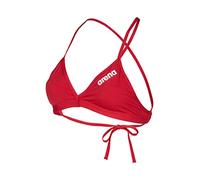 Arena Damen Women's Team Top Tie Back Solid Two Piece Swimsuit, Red-White, 30 EU