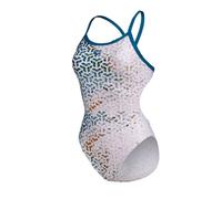 ARENA Planet Water Badeanzug für Damen 100% chlorresistenter MaxLife Eco-Stoff, Größe:42