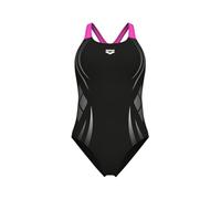 Arena Damen Badeanzug POSEIDONIA 009003-590 36 Black-Shocking Pink