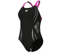 ARENA Poseidonia Pro Back Badeanzug für Damen, Farbe:Schwarz, Größe:36