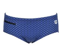 Arena Printed Checks Brief Herren Badehose, blau 10