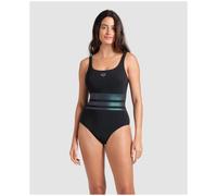 Arena Rosa Wing Back Damen Badeanzug, schwarz 46