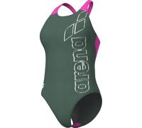 Arena Scratchy V Back Damen Schwimmanzug, grün 44