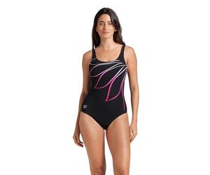 Arena Shapewear Damen Giorgia C-Cup-Badeanzug für Damen, Shaping, Tummy Control Swimwear, einteiliger Badeanzug für Damen, Schwarz, 50