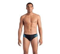 ARENA Herren Mens Openings Swim Briefs, Black-Turquoise, 4 EU