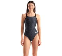 Arena Snakeskin Lightdrop Back Damen Schwimmanzug, schwarz 40
