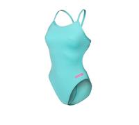 ARENA Solid Challenge Team Badeanzug für Damen, Damenbadeanzug aus Schnelltrocknendem Material, Sportlicher Schwimmanzug aus MaxLife Eco Gewebe, Chlorresistent, UV-Schutz, Vorderstoff Gefüttert