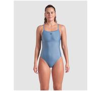 Arena Solid Lightdrop Back B Damen Schwimmanzug, grau, Gr. 44