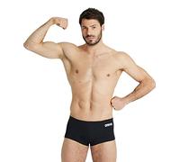 Arena Badeshorts Team niedrige Taille Herren – MaxLife Eco, schnelltrocknend, UPF50+ – Schwarz-Weiß