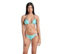 ARENA Solid Triangel-Bikini für Damen, Elastischer Recyclingstoff, Schnelltrocknend, Strand- und Schwimmbad-Badeanzug für Damen, Damenbikini mit Herausnehmbaren Cups, Top und Slip mit Bändern