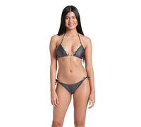 ARENA Solid Triangel-Bikini für Damen, Elastischer Recyclingstoff, Schnelltrocknend, Strand- und Schwimmbad-Badeanzug für Damen, Damenbikini mit Herausnehmbaren Cups, Top und Slip mit Bändern