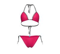 ARENA Solid Triangel-Bikini für Damen, Elastischer Recyclingstoff, Schnelltrocknend, Strand- und Schwimmbad-Badeanzug für Damen, Damenbikini mit Herausnehmbaren Cups, Top und Slip mit Bändern