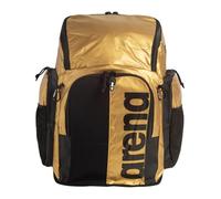 Arena Spiky III Rucksack 45, Schwimmen, Athlet, Sport, Fitnessstudio, große Trainingsausrüstung, Schwimmtasche für Damen und Herren, 45 Liter, Limitierte Auflage, Gold