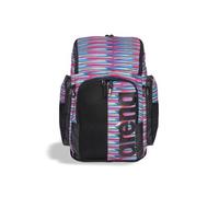 Arena Spiky III Rucksack 45, Schwimmsportler, Sport, Fitnessstudio, große Trainingsausrüstung, Schwimmtasche für Damen und Herren, 45 Liter, Rennstreifen