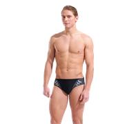 Arena Steplogo Herren Badehose Slip Black-Asphalt, 7