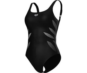 Arena SWIMSUIT MILENA WING BACK Damen Badeanzug, schwarz, größe 48