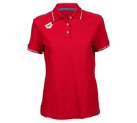 ARENA Team Damen-Poloshirt Aus Baumwolle Solid T-Shirt Rot S