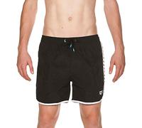Arena Team Stripe Swimwear Black-White-Black XL