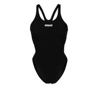 Arena Badeanzug Team Swim Tech Solid, MaxLife Eco Fabric, schnelltrocknend, UPF 50+, Schwarz Gr. 38