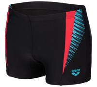 Arena Herren Threefold Short Badehose schwarz-tÃŒrkis-rot 5