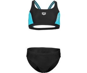 Arena Thrice Junior TWO Pieces Mädchen Bikini, schwarz 128