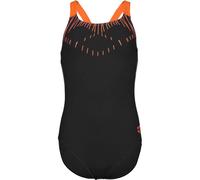 Arena Trick Junior Swim PRO Back ONE Piece Mädchen Schwimmanzug, schwarz 128