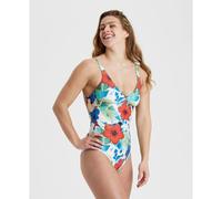 Arena U Back Allover Damen Badeanzug, türkis 44