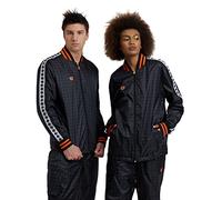 ARENA Unisex 50th Anniversary Full Zip Windbreaker Jacke, Schwarz, Mehrfarbig, weiß, schwarz, Large