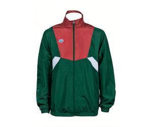 Arena Unisex F/z Jacket Team Deep Green Rust White Größe: XS | Sportjacken Outlet | Unisex | Braun