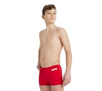 ARENA Unisex Kinder Solid Badehose, Red-White, 140