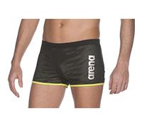 Arena Swimwear Schwimmhose Square Cut Drag, weniger Wasserwiderstand, chlorresistent, Schwarz S