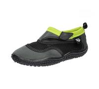 ARENA Kinder Badeslipper WATERSHOES JR DARK_GREY-LIME 35 (3468336699560)