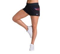 Arena W A-one Short Black-fluo Red Größe: XS | Kurze Sporthosen Outlet | Damen | Rot