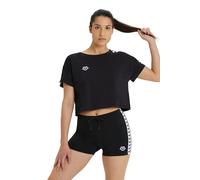 arena Crop T-Shirt Frauen Corinne Team L BLACK-WHITE-BLACK