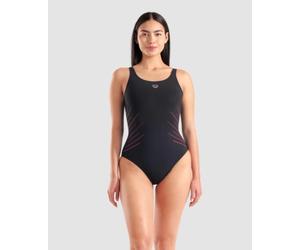 ARENA W ISA SWIMSUIT SQUARED B Damen | BLACK-FAIRY ROSE | 46