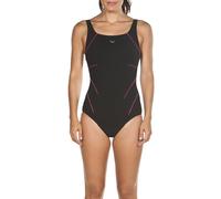Arena W Jewel One Piece Low C Cup Black Rose Violet Größe: 38 | Badeanzüge Outlet | Damen | Schwarz