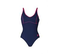 arena W Tania Clip Back, Damen-Kostüm, damen, 000911, Navy/Aphrodite, 34 (Herstellergröße : 40)
