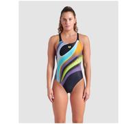 Arena Damen Badeanzug WATER FLUIDS SWIM 008837-550 42 Black Multi-Black
