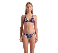 ARENA Water Prints Triangel-Bikini für Damen, Elastischer Recyclingstoff, Schnelltrocknend, Strand- und Schwimmbad-Badeanzug für Damen, Damenbikini mit Herausnehmbaren Cups, Top und Slip mit Bändern