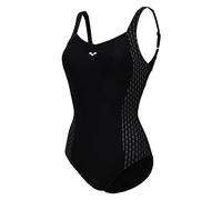 ARENA Damen Badeanzug WOMEN'S BODYLIFT LAURA SWIMSUIT WING BACK C CUP BLACK-SILVER MULTI 40