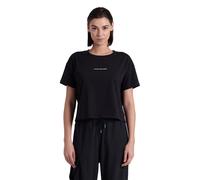 Arena Women's Crop Tee Printed Black Größe: L | Hemden Outlet | Damen | Schwarz
